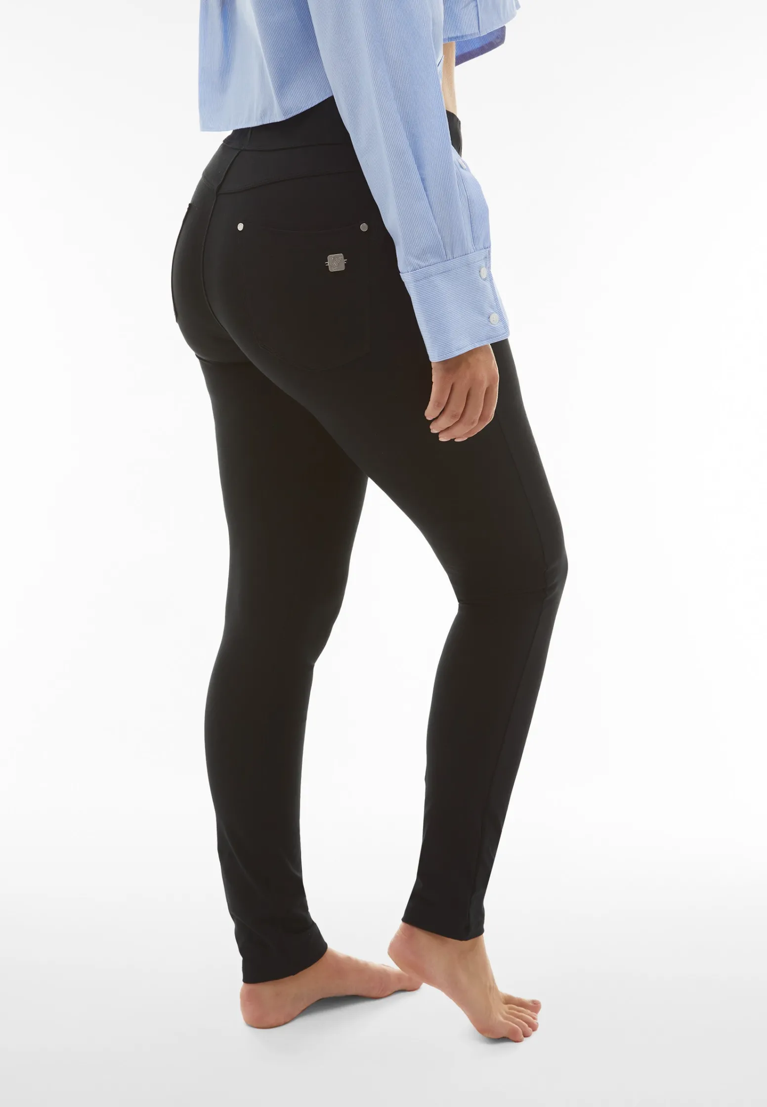 Freddy Pantaloni N.O.W.® skinny a vita media in jersey ecologico-Donna Jeans E Pantaloni|Tutti I Pantaloni