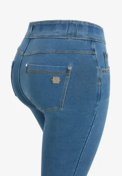 Freddy Pantaloni N.O.W.® skinny a vita media in jersey denim-Donna Jeans E Pantaloni