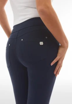 Freddy Pantaloni N.O.W.® skinny vita media risvoltabile in jersey-Donna Jeans E Pantaloni