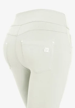 Freddy Pantaloni N.O.W.® skinny vita media risvoltabile in jersey-Donna Jeans E Pantaloni