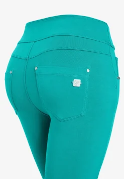 Freddy Pantaloni N.O.W.® skinny vita media risvoltabile in jersey-Donna Jeans E Pantaloni