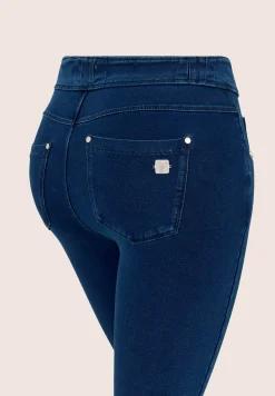 Freddy Pantaloni N.O.W.® skinny vita media in jersey effetto denim-Donna Jeans E Pantaloni|Tutti I Pantaloni