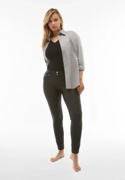 Freddy Pantaloni N.O.W.® skinny vita media in similpelle ecologica-Donna Jeans E Pantaloni|Tutti I Pantaloni