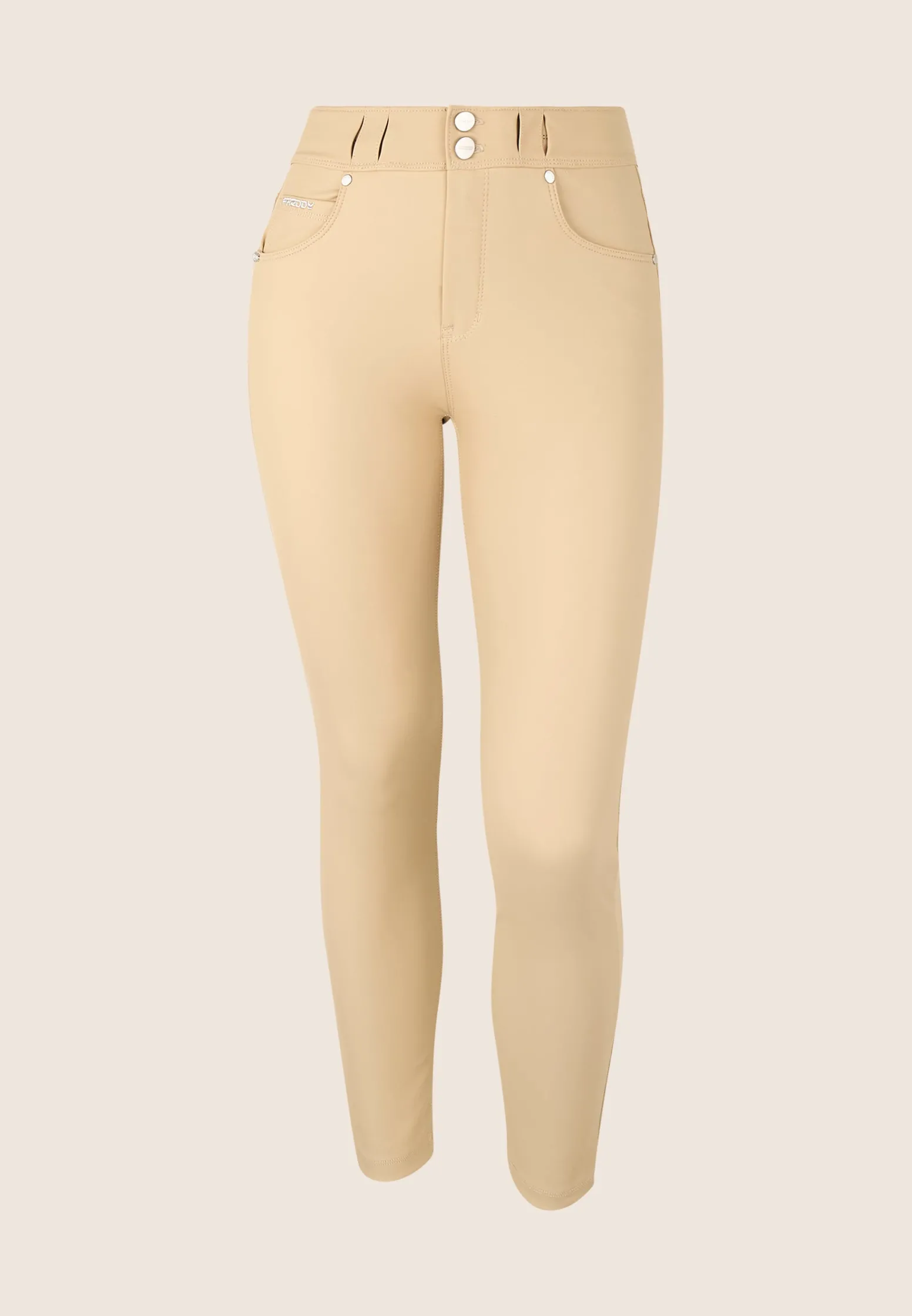 Freddy Pantaloni N.O.W.® skinny vita media in similpelle ecologica-Donna Jeans E Pantaloni|Tutti I Pantaloni