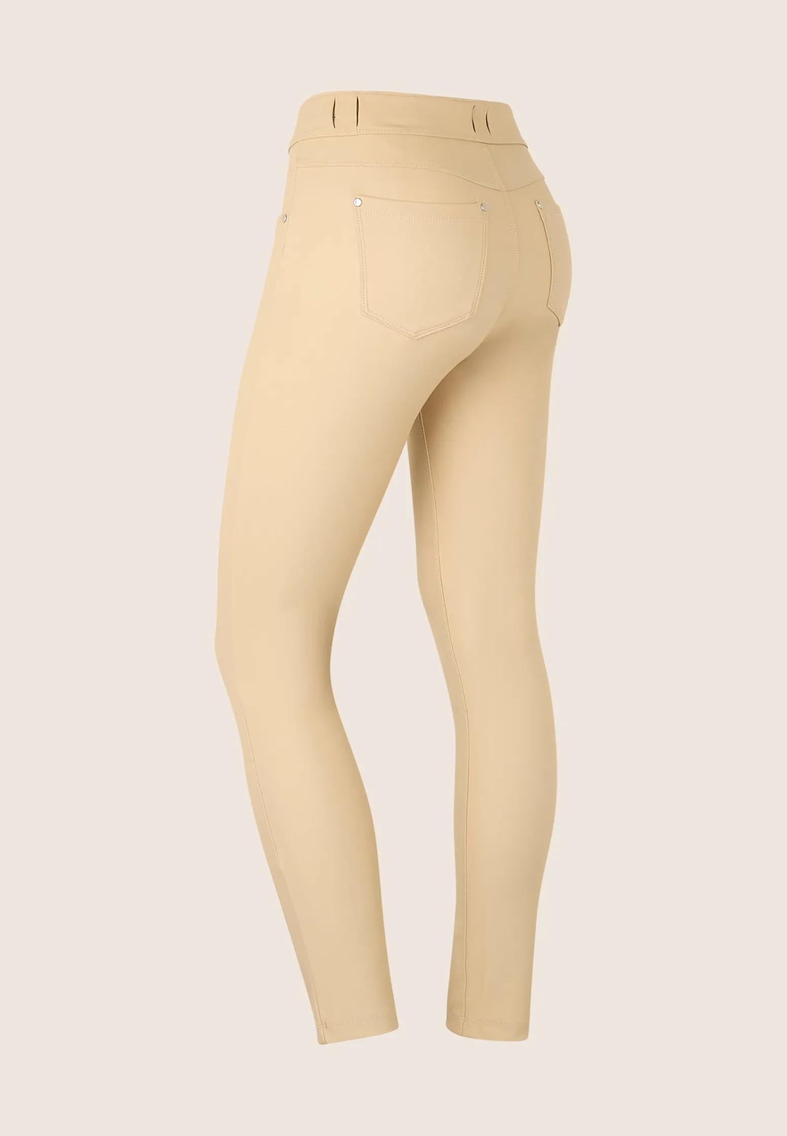 Freddy Pantaloni N.O.W.® skinny vita media in similpelle ecologica-Donna Jeans E Pantaloni|Tutti I Pantaloni
