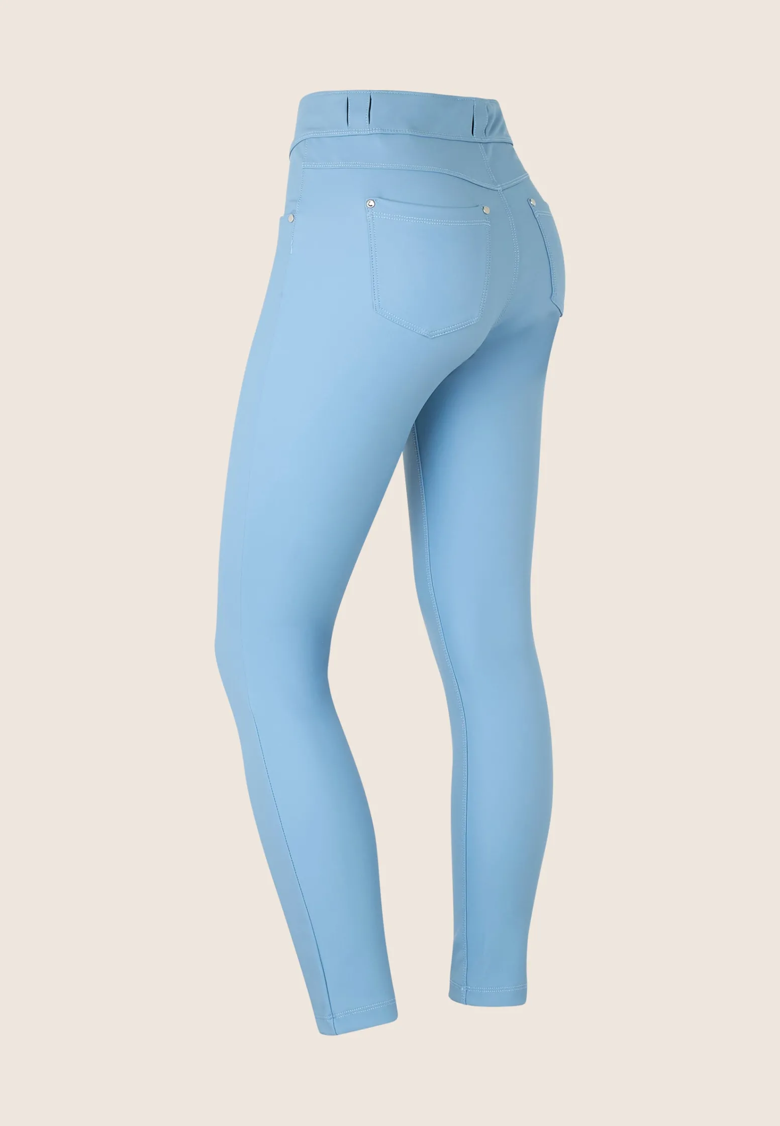 Freddy Pantaloni N.O.W.® skinny vita media in similpelle ecologica-Donna Jeans E Pantaloni|Tutti I Pantaloni