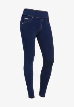 Freddy Pantaloni N.O.W.® skinny vita risvoltabile in jersey denim-Donna Jeans E Pantaloni