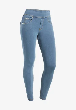 Freddy Pantaloni N.O.W.® skinny vita risvoltabile in jersey denim-Donna Jeans E Pantaloni