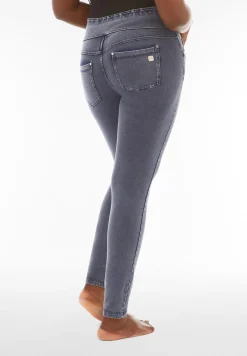 Freddy Pantaloni N.O.W.® skinny vita risvoltabile in jersey denim-Donna Jeans E Pantaloni
