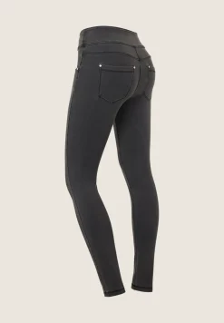 Freddy Pantaloni N.O.W.® skinny vita risvoltabile in jersey denim-Donna Jeans E Pantaloni
