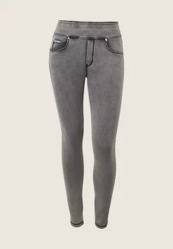 Freddy Pantaloni N.O.W.® skinny vita risvoltabile in jersey denim-Donna Jeans E Pantaloni