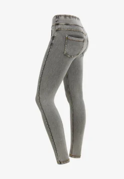 Freddy Pantaloni N.O.W.® skinny vita risvoltabile in jersey denim-Donna Jeans E Pantaloni