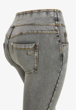 Freddy Pantaloni N.O.W.® skinny vita risvoltabile in jersey denim-Donna Jeans E Pantaloni