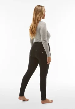 Freddy Pantaloni N.O.W.® skinny vita risvoltabile in jersey denim-Donna Jeans E Pantaloni