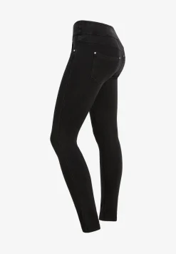 Freddy Pantaloni N.O.W.® skinny vita risvoltabile in jersey denim-Donna Jeans E Pantaloni