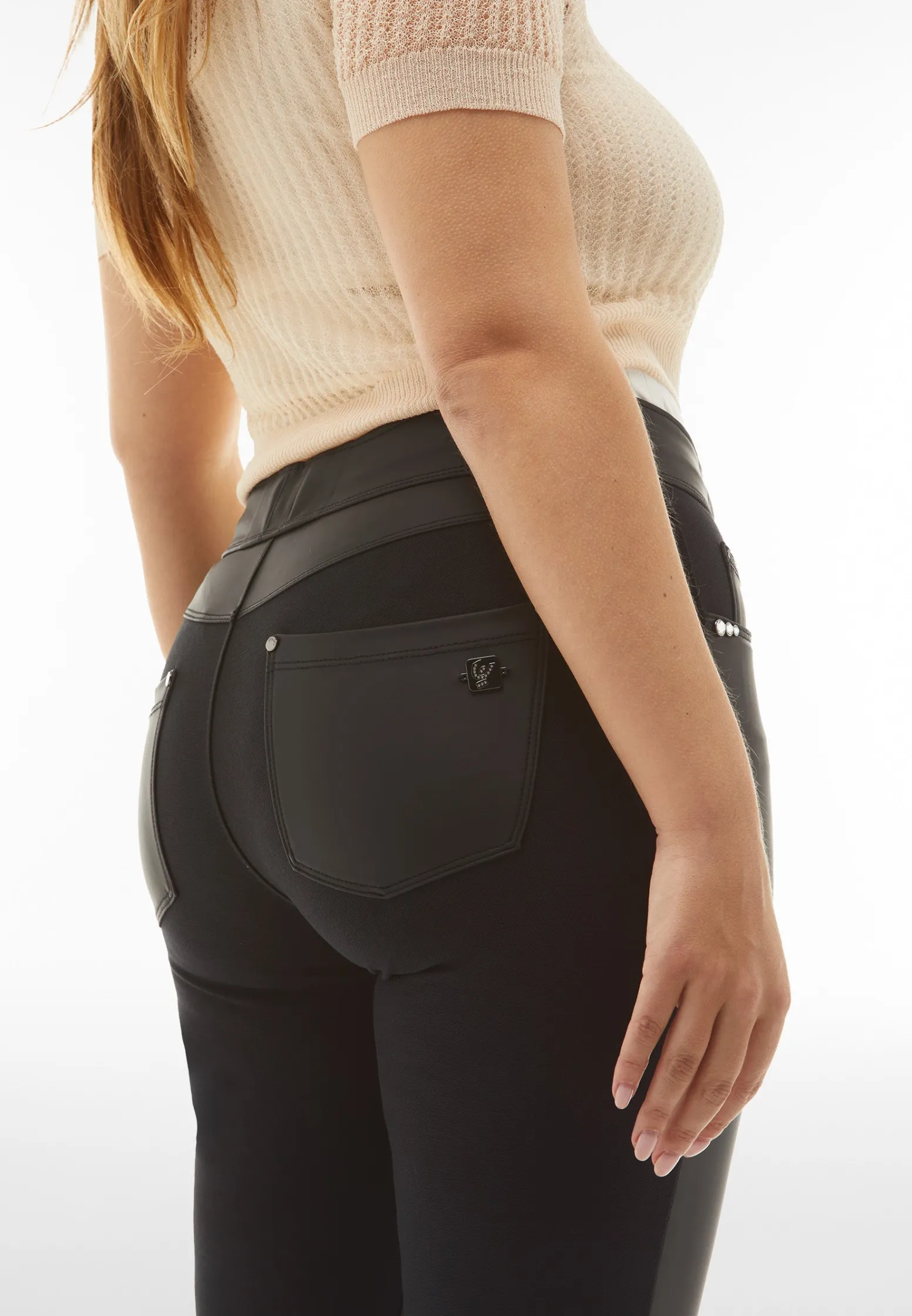 Freddy Pantaloni N.O.W.® superskinny fronte similpelle-Donna Jeans E Pantaloni|Tutti I Pantaloni