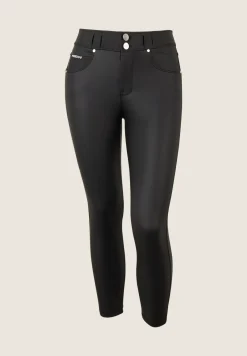 Freddy Pantaloni N.O.W.® superskinny vita media in similpelle eco-Donna Jeans E Pantaloni