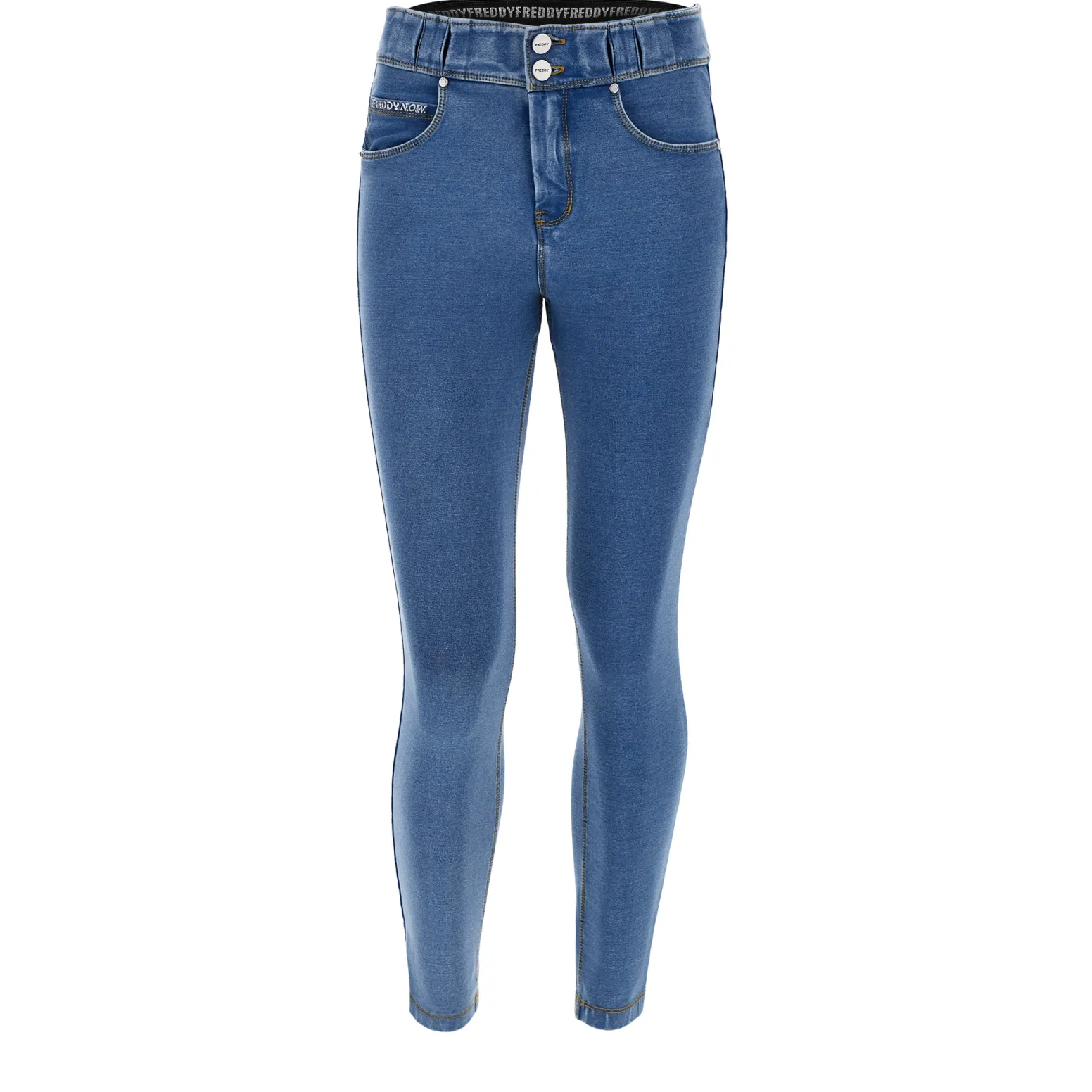 Freddy Pantaloni N.O.W.® superskinny vita media in jersey eco-Donna Jeans E Pantaloni|Tutti I Pantaloni