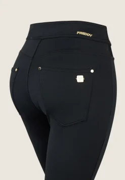 Freddy Pantaloni N.O.W. traspiranti vita alta e dettagli cut out-Donna Jeans E Pantaloni