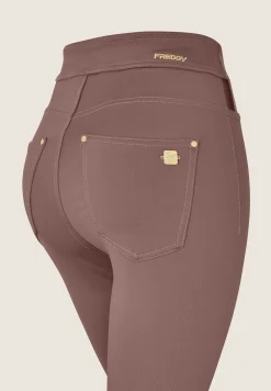 Freddy Pantaloni N.O.W. traspiranti vita alta e dettagli cut out-Donna Jeans E Pantaloni