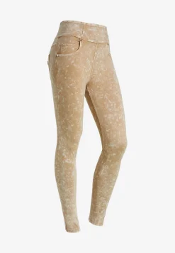 Freddy Pantaloni N.O.W.® vita risvoltabile in jersey marble wash-Donna Jeans E Pantaloni|Tutti I Pantaloni