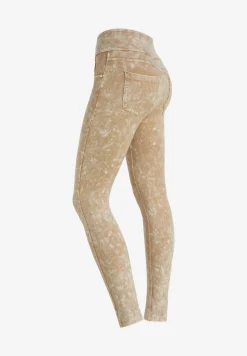 Freddy Pantaloni N.O.W.® vita risvoltabile in jersey marble wash-Donna Jeans E Pantaloni|Tutti I Pantaloni
