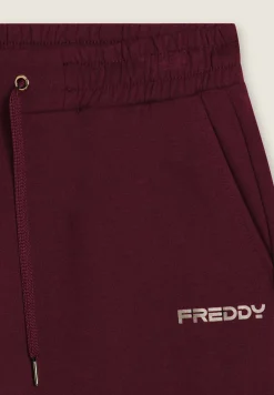 Freddy Pantaloni regular con gamba dritta e coulisse-Donna Ginnastica|Pilates