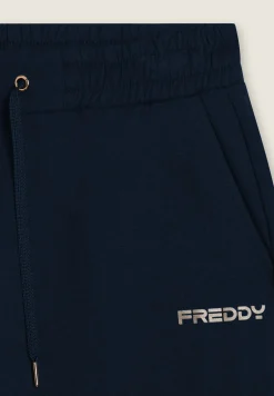 Freddy Pantaloni regular con gamba dritta e coulisse-Donna Ginnastica|Pilates