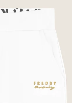 Freddy Pantaloni regular fit con fondo dritto con piccoli spacchi-Donna Pilates|Ginnastica