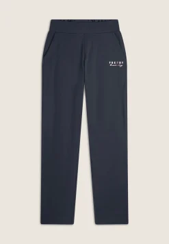 Freddy Pantaloni regular fit con fondo dritto con piccoli spacchi-Donna Pilates|Ginnastica