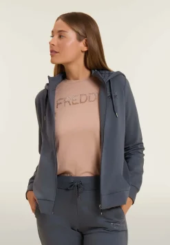 Freddy Pantaloni regular fit con gamba dritta e coulisse-Donna Ginnastica|Pantaloni Sportivi