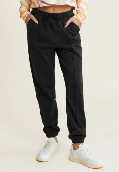Freddy Pantaloni Regular Fit in French Terry con Elastico sul Fondo-Donna Pantaloni Sportivi