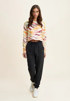 Freddy Pantaloni Regular Fit in French Terry con Elastico sul Fondo-Donna Pantaloni Sportivi