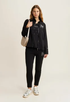 Freddy Pantaloni regular fit in jersey con polsini sul fondo-Donna Pilates|Ginnastica