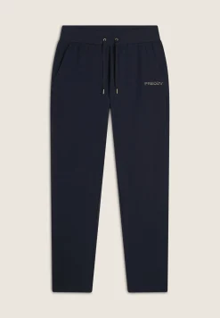 Freddy Pantaloni regular fit in jersey con fondo dritto-Donna Padel|Pilates