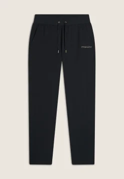 Freddy Pantaloni regular fit in jersey con fondo dritto-Donna Padel|Pilates