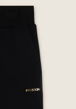 Freddy Pantaloni regular in felpa garzata con dettagli a trecce-Donna Pantaloni Sportivi