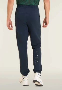 Freddy Pantaloni regular in felpa con stampa lucida e cuciture-Uomo Pantaloni Sportivi