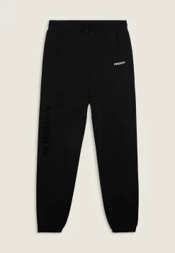 Freddy Pantaloni regular in felpa con stampa lucida e cuciture-Uomo Pantaloni Sportivi