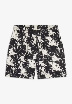 Freddy Pantaloni short donna in satin di viscosa fantasia tropical-Donna Padel|Shorts