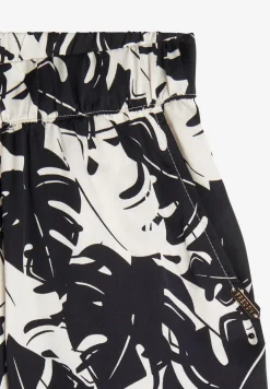 Freddy Pantaloni short donna in satin di viscosa fantasia tropical-Donna Padel|Shorts