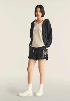 Freddy Pantaloni Shorts con paillettes e logo posteriore-Donna Shorts