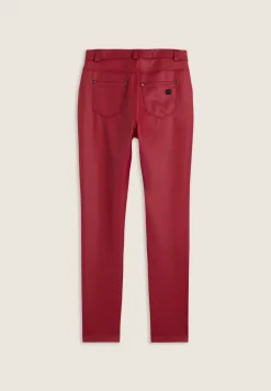 Freddy Pantaloni skinny in similpelle con logo ricamato-Donna Jeans E Pantaloni|Tutti I Pantaloni