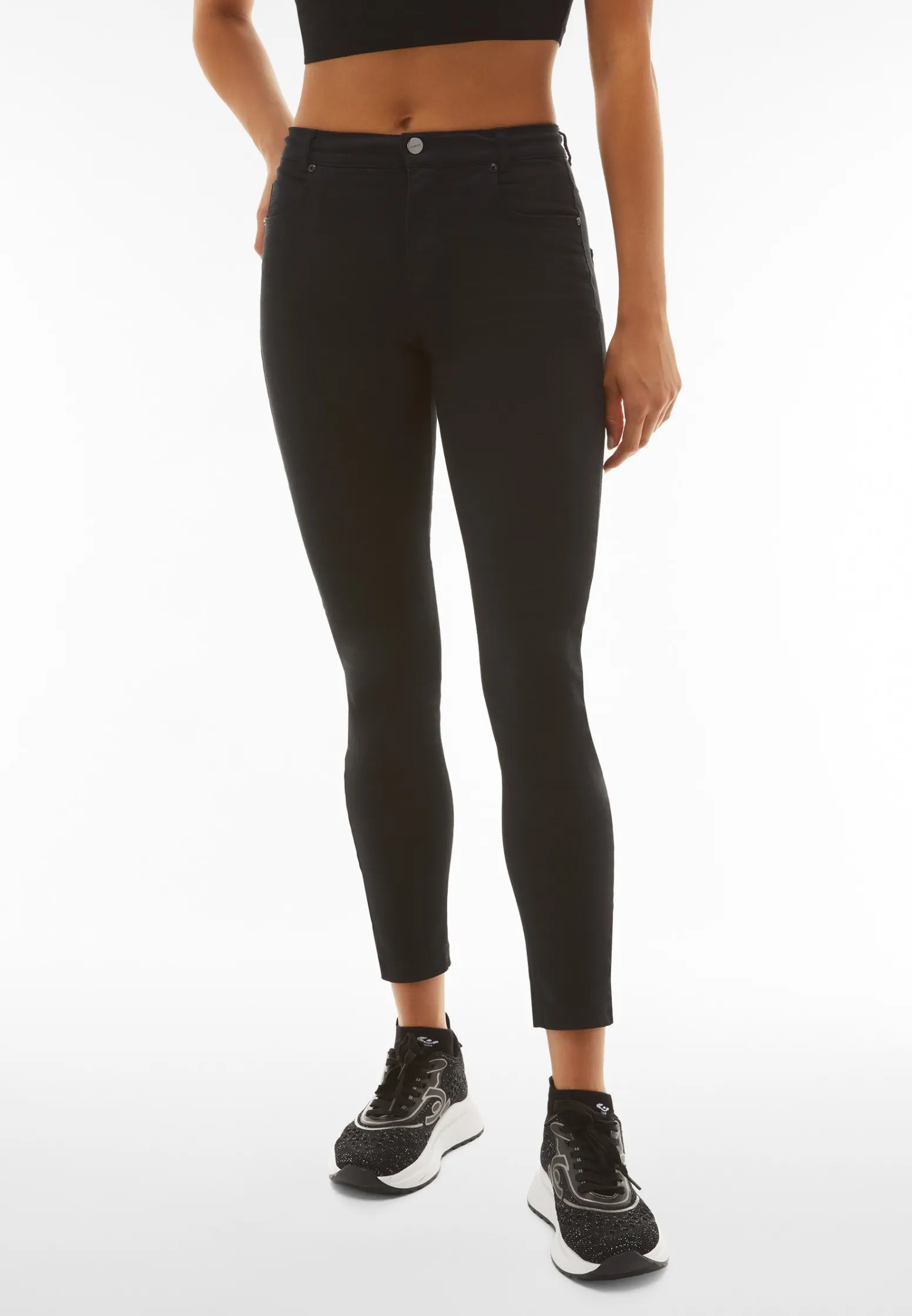 Freddy Pantaloni skinny vita regular in tessuto tinto capo-Donna Jeans E Pantaloni|Tutti I Pantaloni