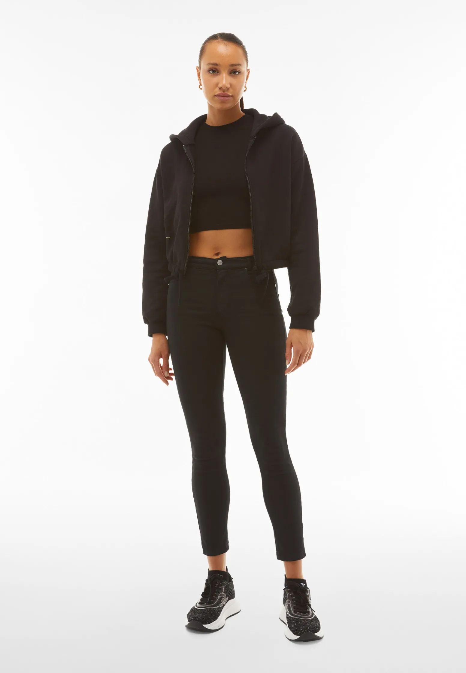 Freddy Pantaloni skinny vita regular in tessuto tinto capo-Donna Jeans E Pantaloni|Tutti I Pantaloni