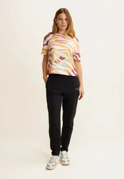 Freddy Pantaloni slim fit in jersey con cucitura centrale-Donna Padel|Pilates