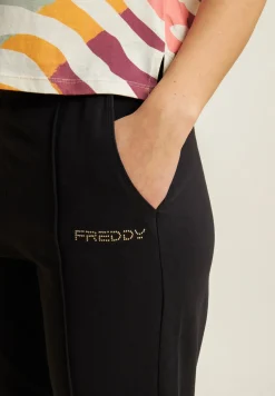 Freddy Pantaloni slim fit in jersey con cucitura centrale-Donna Padel|Pilates