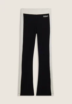 Freddy Pantaloni slim flare in felpa con bande laterali-Donna Pantaloni Sportivi