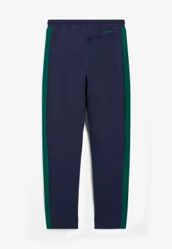 Freddy Pantaloni sport da uomo con bande a contrasto e fondo dritto-Uomo Pantaloni Sportivi