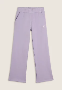 Freddy Pantaloni sportivi Bambina a gamba ampia e tasche interne- Pantaloni Sportivi